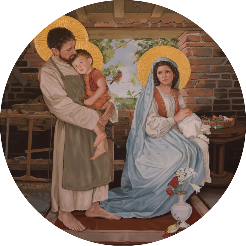 Holy Family in Nazareth – Hna. Maria de Jesus Sacramentado Riera SSVM – cropped