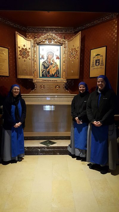 Pilgrimage to the shrine of Ven. Fulton Sheen, Peoria, Indiana.
