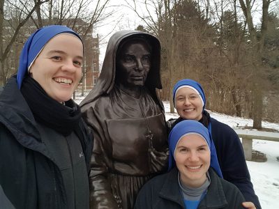 Pilgrimage to the shrine of Saint Mother Theodore Guerin in Indiana.