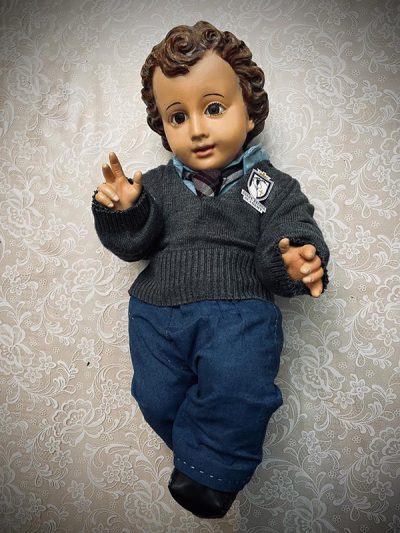 Baby Jesus as a student of the school in New Hampshire!