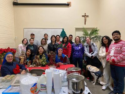 Christmas celebration with the parish!
