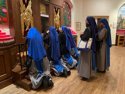 Christmas pilgrimage in Philadelphia - St. Rita Shrine