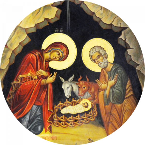 Icon in the Church of the Nativity in Bethlehem