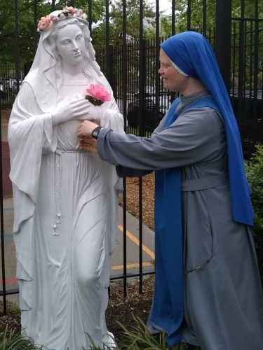 We crowned Our Mother in Southeast Washington, DC